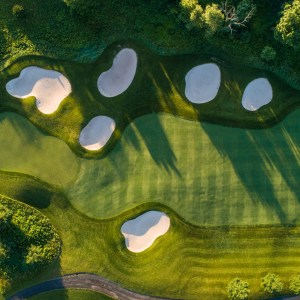 Ariel view of course.