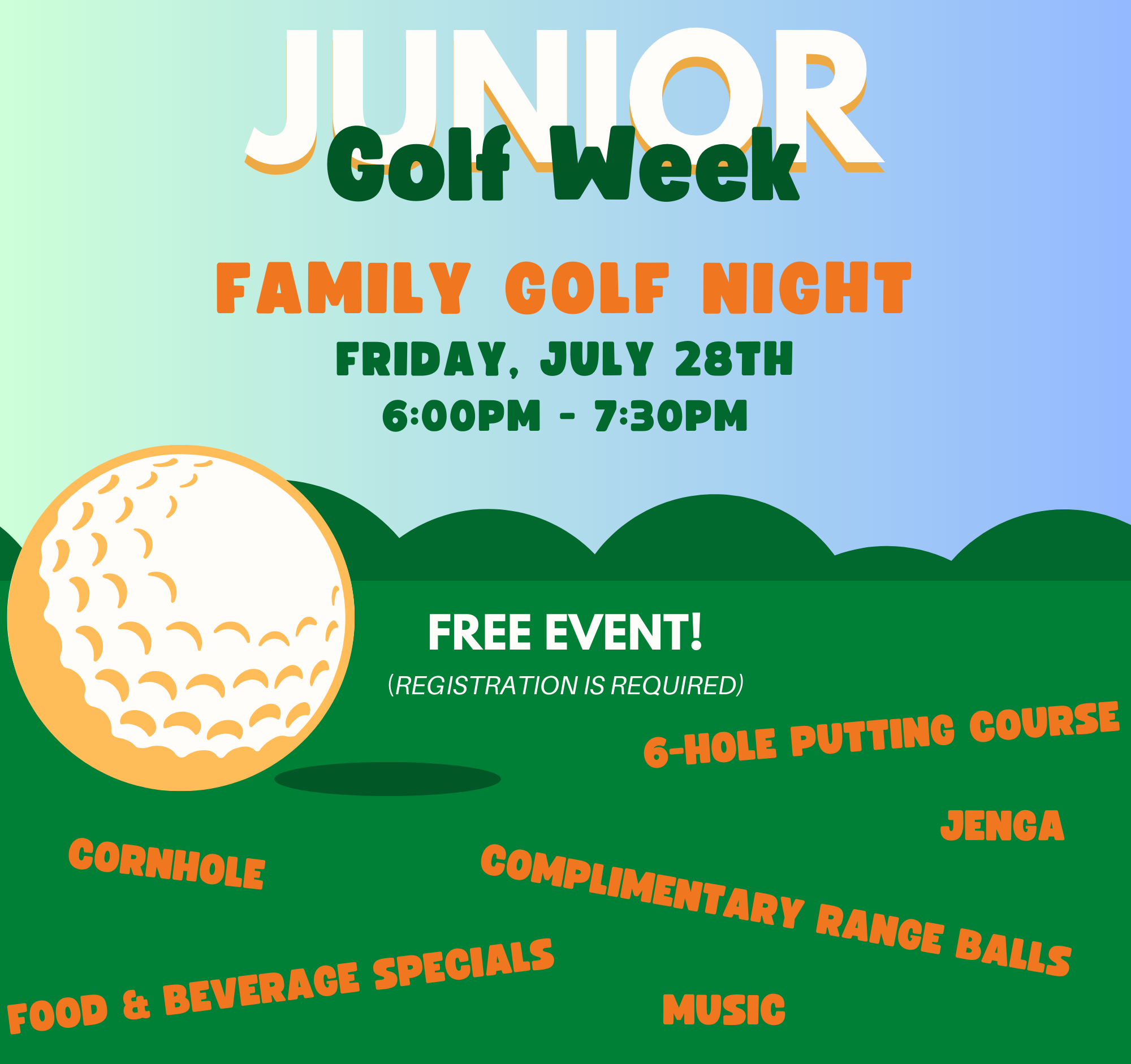 Family Golf Night Heron Glen Golf Course Family Golf Night Heron Glen Golf Course